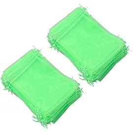AUNMAS Bolsas Reutilizables de Malla para Jardín, Bolsas de Protección de Frutas Verdes para Proteger Manzanas, Peras, Tomates y Otros Frutos de Aves, Transpirables y con Buena Transmisión de Luz