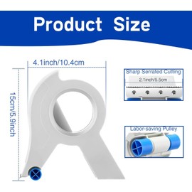 Painter's Tape Applicator, Masking Tape Dispenser, Portable Cover Set, Hand Mask, Pre-Assembled Masking Film Tape Tool for Trim, Floors, Windows and Door Frames