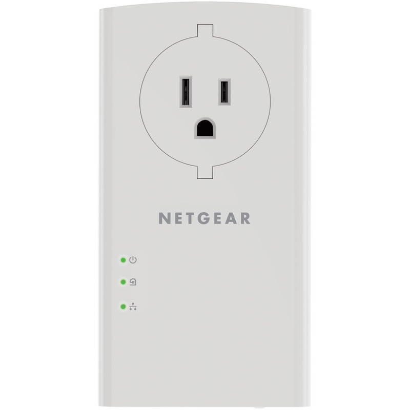 NETGEAR Powerline Adapter Kit, 2000 Mbps Wall-Plug, 2 Gigabit Ethernet