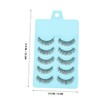 Baluue 5 Pairs Long False Eyelashes Natural Look Eyelashes Makeup