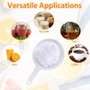 2 Pcs Fine Mesh Sieve, 200/400 Mesh Mesh Strainer, Handheld