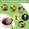 Pink Matcha Tea Set, 6pcs Matcha Whisk Set Pink, Matcha