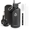RAYMYLO Insulated Water Bottle 87 oz, Triple Wall Vacuum Stainless