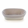 11 Inch Oblong Banneton Bread Proofing Basket and Linen Liner