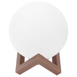 LED Night Light Innovative MoonShaped Table Bedside Lamp Children Birthday Gifts White