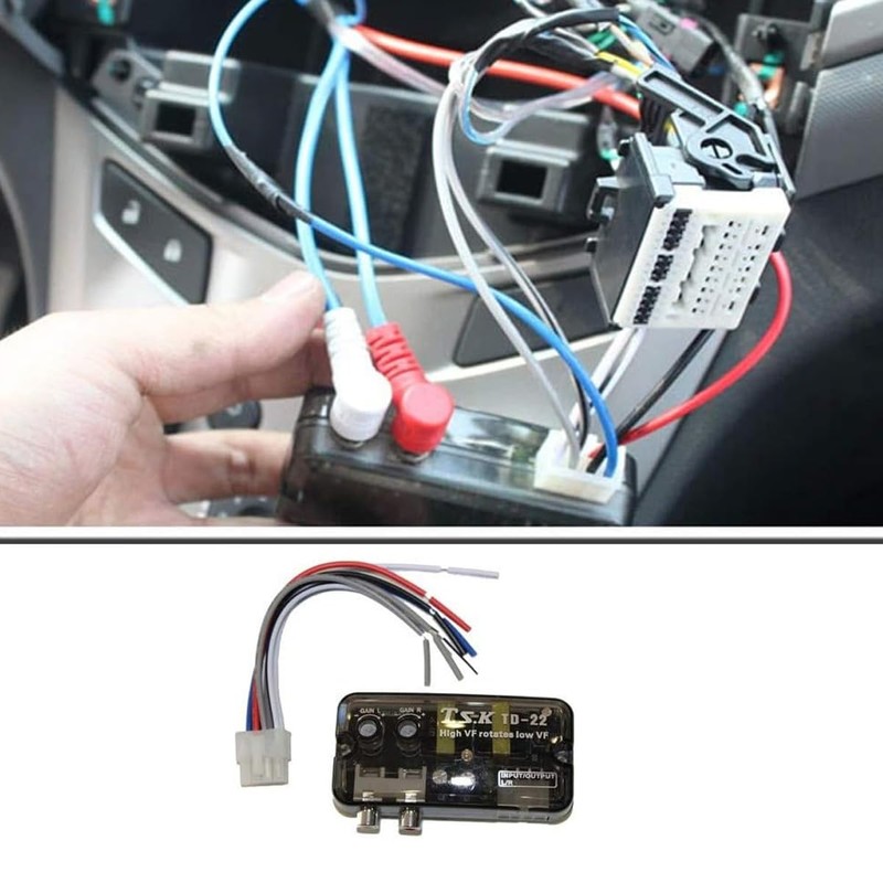 AIMALL High to Low Frequency Car Audio Converter, TD-22 Speaker