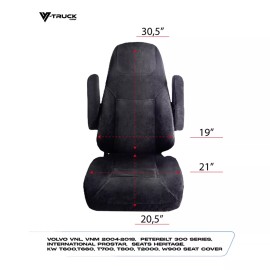 V-TRUCK CORP SEAT COVER FOR VOLVO VNL STOCK SEAT IN MODELS 2004-2018