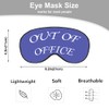 NOHSHE Out of Office Sleep Eye Mask Eye Cover Warning