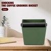 Weskjer Coffee Knock Box Small,Coffee Grounds Knock Box with Removable