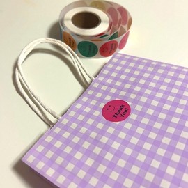 Thank you appreciation sticker gift packaging Thank You Gift 4ea