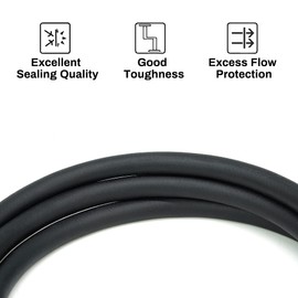 30FT Inert Gas Welding Hose, Argon Gas Regulator Welding Hose, TIG MIG, 5/8" UNF-18RH Fittings