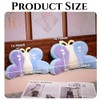 UNWAAT Cute Butterfly Reading Pillow Faux Fur Reading Pillow Back