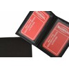 MARSHAL MARSHAL Slim Thin Leather Credit Card ID Mini Wallet