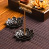 SLKIJDHFB Incense Burner - Lotus Stick Incense Holder 6 Incense