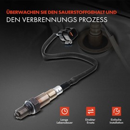 Frankberg 1 x Lambda Sensor Compatible with Aveo/Kalos T200 T250 T255 1.2L-1.4L 2004-Today Lacetti J200 1.8L 2005-2011 Nubira 1.8L 2005-2011 Spark 1.0L 1.2L 2005-2011 10-20 15 EU
