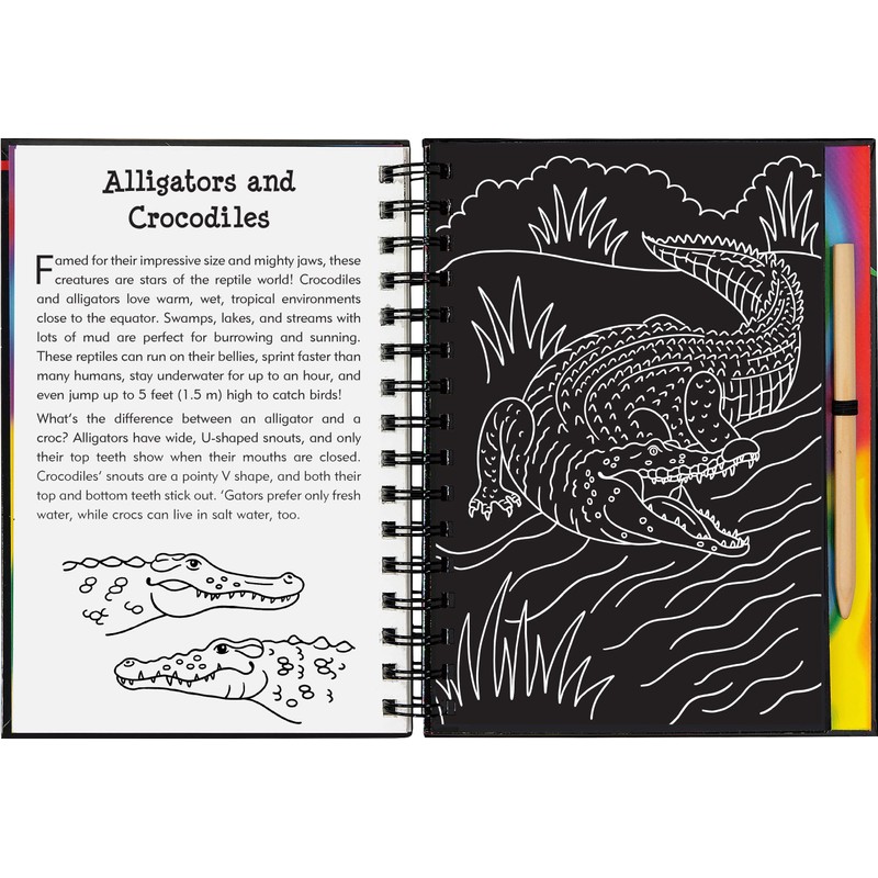 Scratch & Sketch Reptiles & Amphibians
