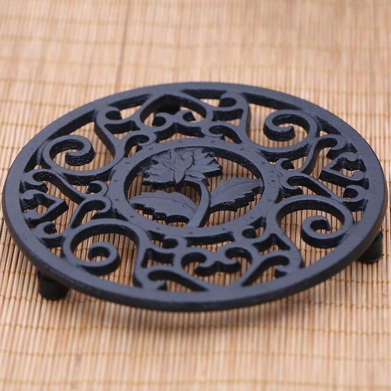 Pot Trivet Flower Shaped Teapot Rest Heat Resistant Bottle Bed