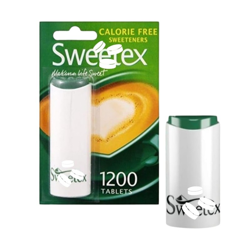 Sweetex Sugar Free, Calorie Free Sweetener Tablets, Convenient Pocket Size