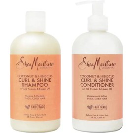 Shea Moisture Shampoo Y Acondicionador · Coconut Hibiscus