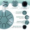 Steel Tongue Drum, 3.8 inches 6 Notes Mini Ethereal Drum,