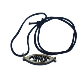 Holy Land Market Women's Religious Messianic Pendant - Jesus Necklace Fish - Expandable Necklace