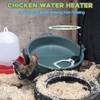 Magoog 500W Chicken Water Heater, 50Gal Chicken Water Deicer for