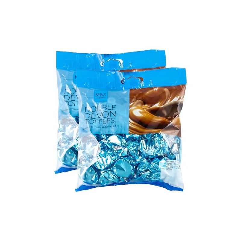 M&S Double Devon Toffees, Creamy & Chewy Individually Wrapped Butter