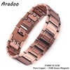 Men’s Copper Magnetic Bracelet for Style – Adjustable Link Jewelry