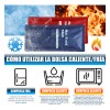 Compresa De Gel Frío Calor De 4 Piezas Terapia Reutilizable