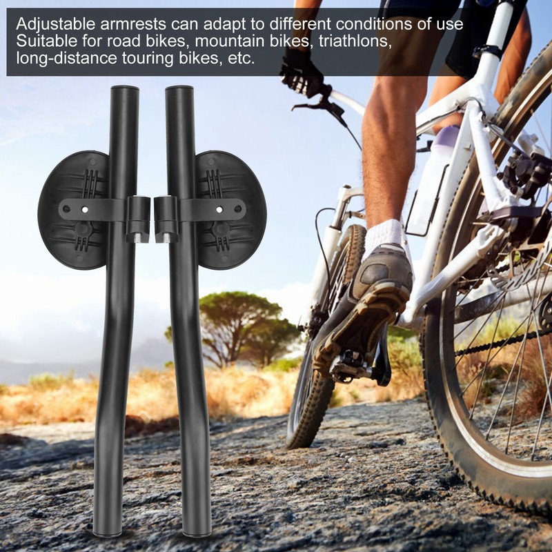 Bike Rest Handlebar Set Cycling Bicycle TT Bars Arm Relaxation
