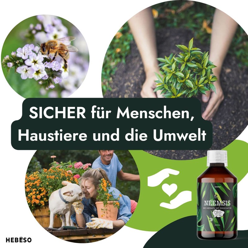HEBESO® NEEMSIS Organic Neem Oil with Natural Emulsifier, Ready to