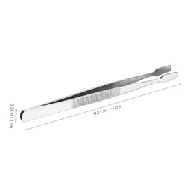 FRCOLOR 10pcs Stamp Tweezers for Collecting Stamps Eyelash Application and Photo Handling Ergonomic Design for Comfortable Grip and Use