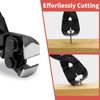 HOUSERAN 8 Inch End Cutting Pliers, Heavy Duty Nail Puller