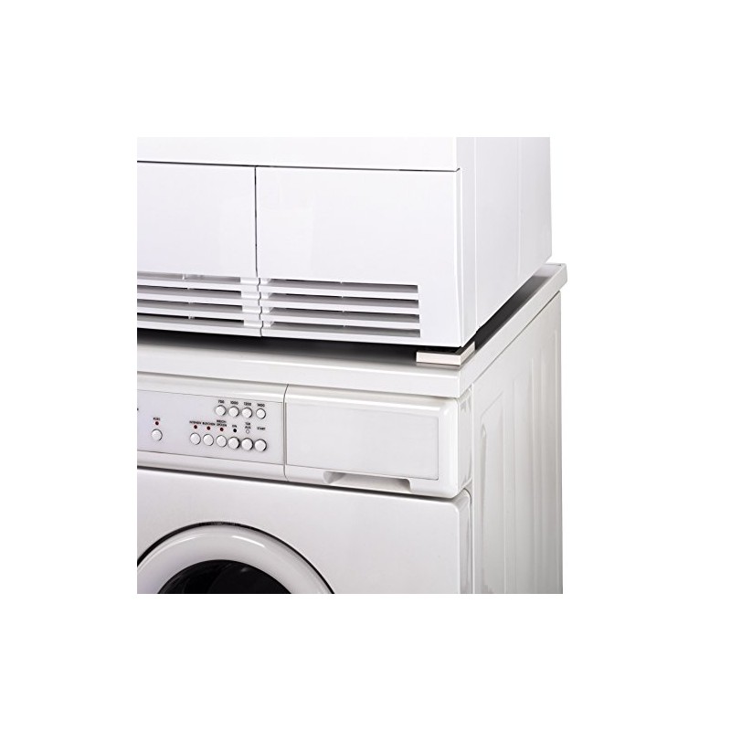 Xavax Fixing Plates for Dryers, Set of 4 - White