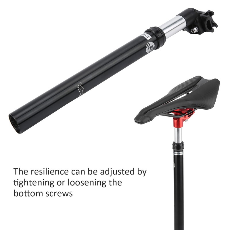 31.6MM Mountain Bike Suspension Seatpost Aluminum Alloy Shock Absorbers Saddle