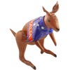 Lizzy Adult Australian Cork Hat with Inflatable Kangaroo with Australian