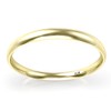 Sz 5.0 Solid 10K Yellow Gold 2MM Round Dome Wedding
