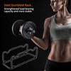 QWORK® 1 x dumbbell stand, dumbbell rack, barbell stand, dumbbell