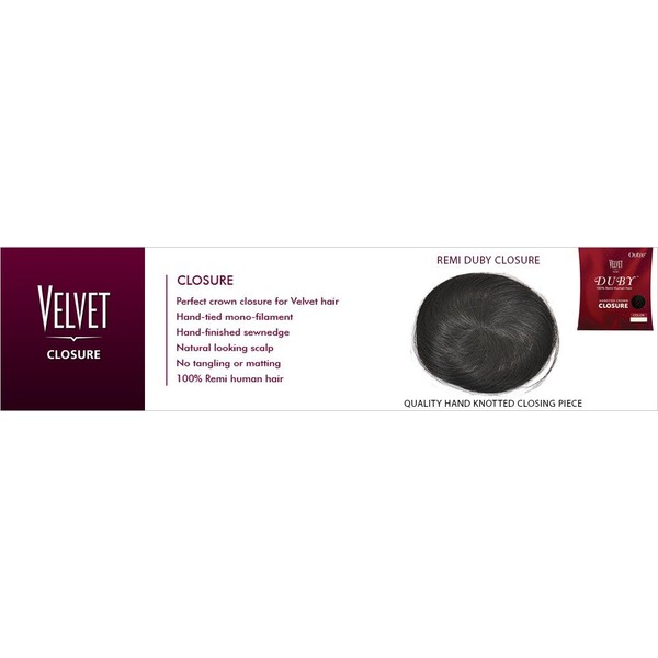 Velvet Remi Duby Human Hair Closure - 1