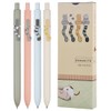 4 Pcs Gel Pens, Cute Ink Pen Fine Point Smooth