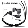 kimorn Wrap Around Sunglasses Womens men Swift Oval Trendy Futuristic