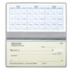 CAROUSELCHECKS Grey Vinyl Checkbook Cover, Top Tear Personal Vinyl Checkbook