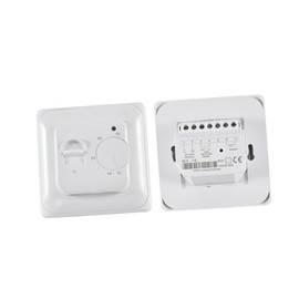 Operitacx 16A Mechanical Temperature Controller with External NTC Probe for Underfloor Heating Room Thermostat LED Display Easy Operation Compatible with Hot Water Heating Systems