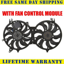 SunbeltRadiators New Radiator Condenser Fan Assembly For 2009-2019 Nissan 370Z 3.7L