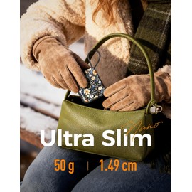 Ocoopa Hand Warmers Rechargeable UT5 Nano – Slim Electric Pocket Heater, Smart Temp Control, 14Hrs Battery, UL Safety, Travel Essentials, Gifts for Women, Christmas, Camping, Stocking Stuffers