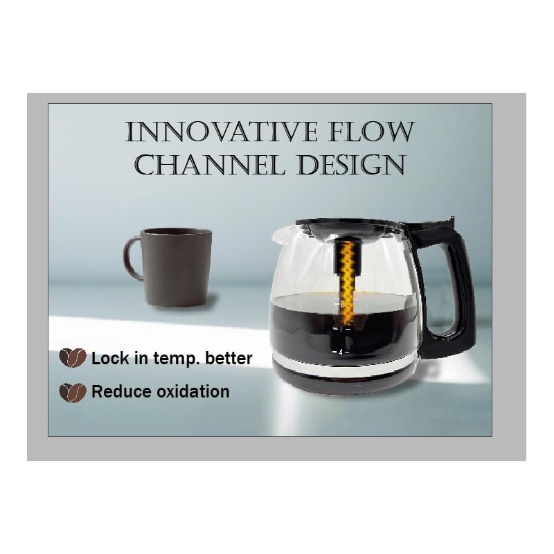 Carafe for Black and Decker 12-CUP Coffee Maker,