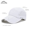ELLEWIN Men's Baseball Cap UPF50 Hat W/Foldable Long Large Bill,One