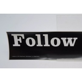 Sierra Products Vintage Christian Bumper Sticker Decal Follow Me - God Sierra Religious Y2K 2000