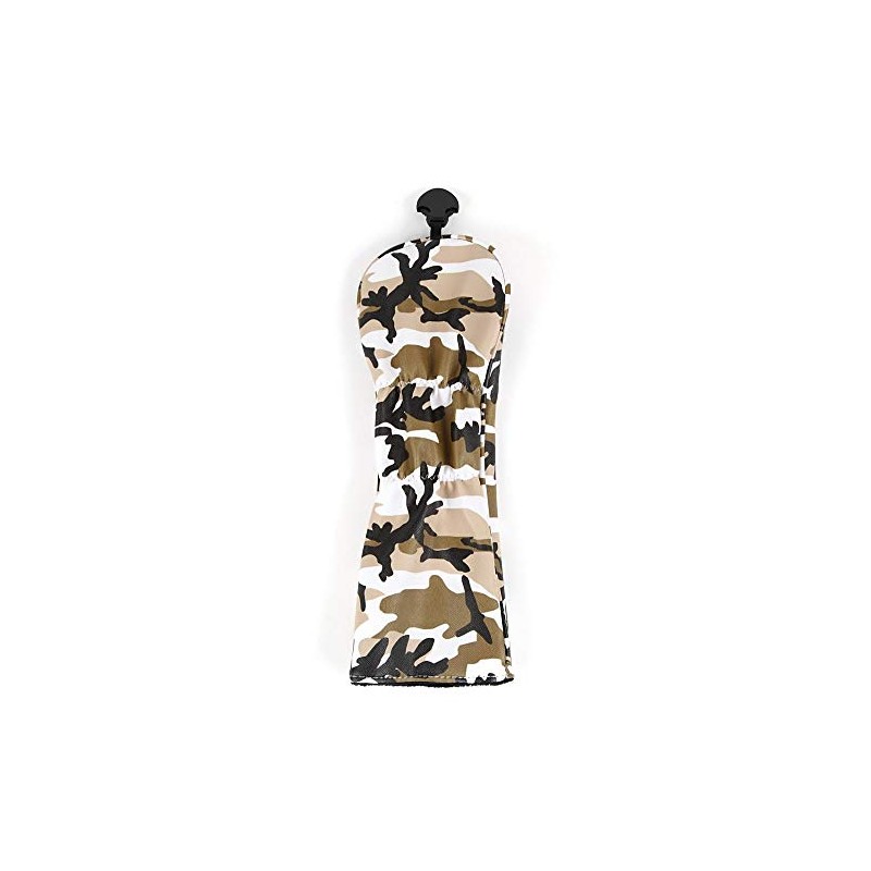 Fairway Wood Headcover Camo Print 3 Colors Wood Cover (Brown)