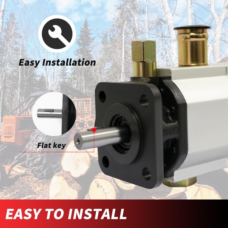 RYFT Hydraulic Log Splitter Pump 11GPM 2-Stage Hi/Lo Gear Pump